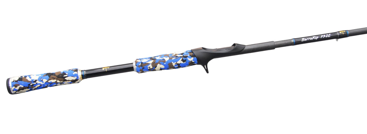 Millerods Barra-Rip 7'3" 2pc/ Shimano Curado DC 200HG/ Daiwa J-Braid 30lb 150m - Chartreuse