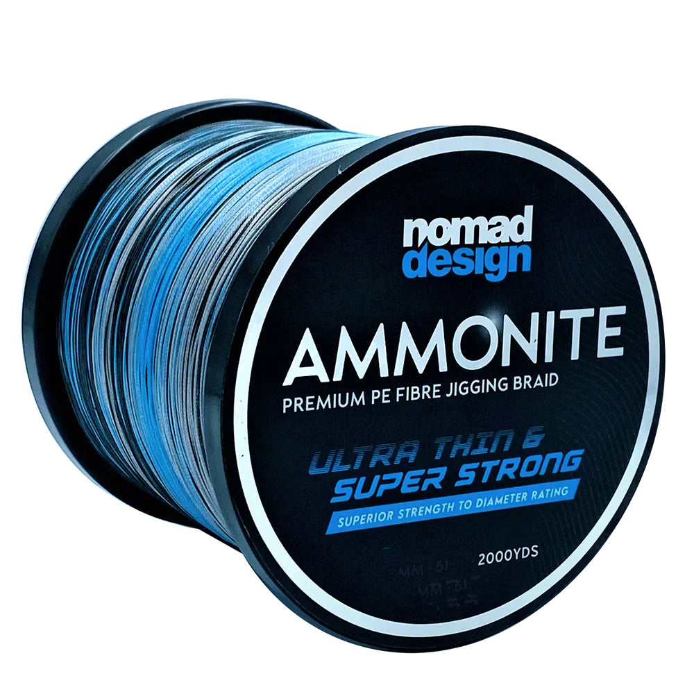 Nomad Ammonite Multicolour Jigging Braid 2000yd