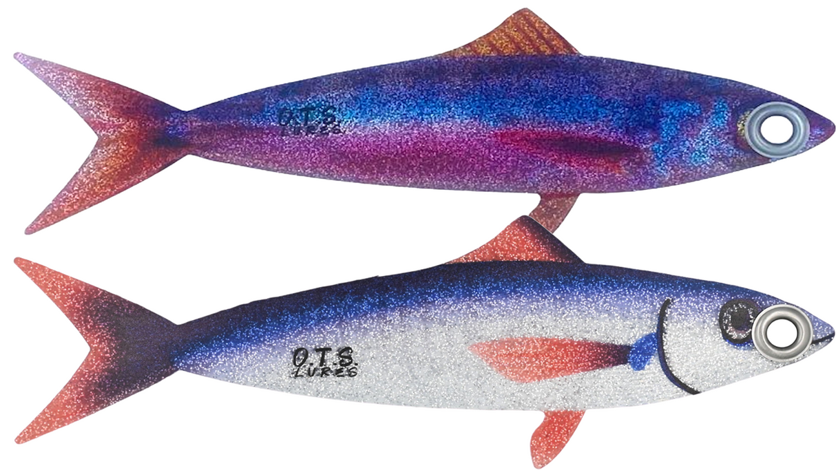 OTS Red Bait Flap 10.75" Dredge Teasers