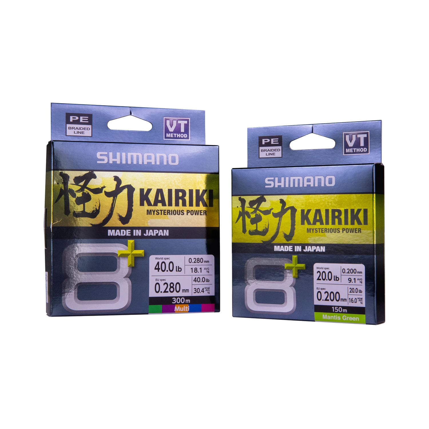 Shimano Kairiki 8+ Bulk Braid 3000m - Multi-Colour