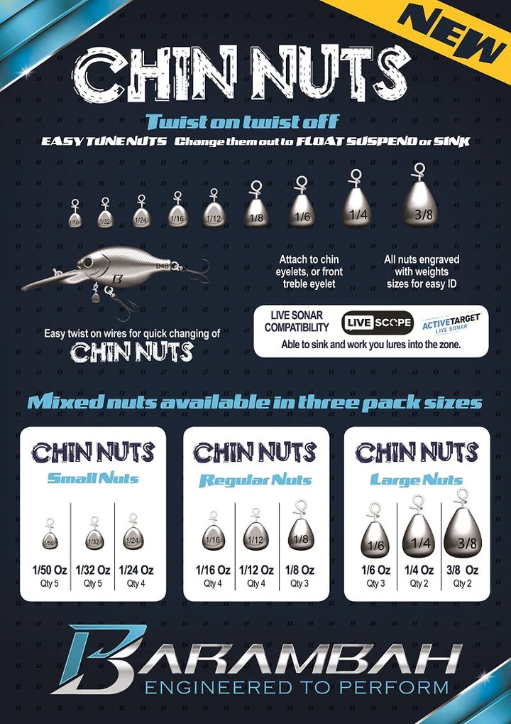 Barambah Lures Chin Nuts