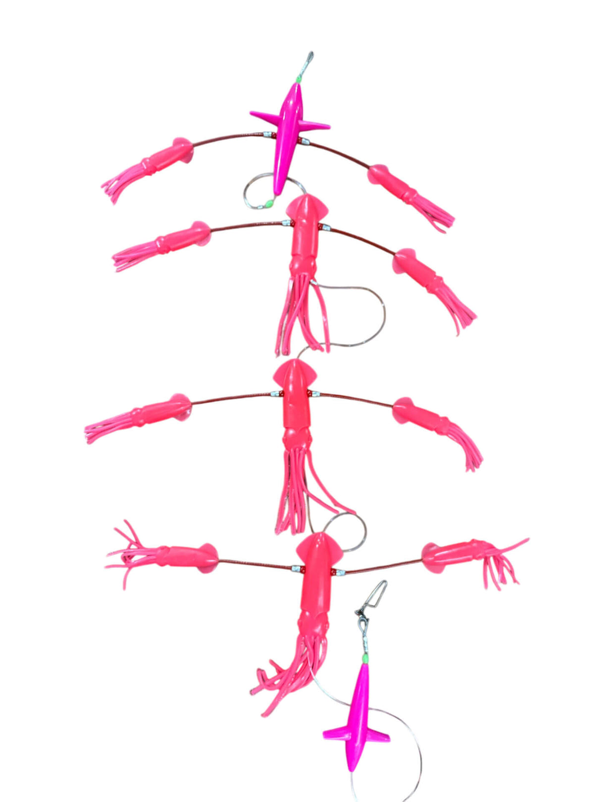 Hot Tackle Flip Flop Surface Teaser - 7in Exciter Birds - Pink