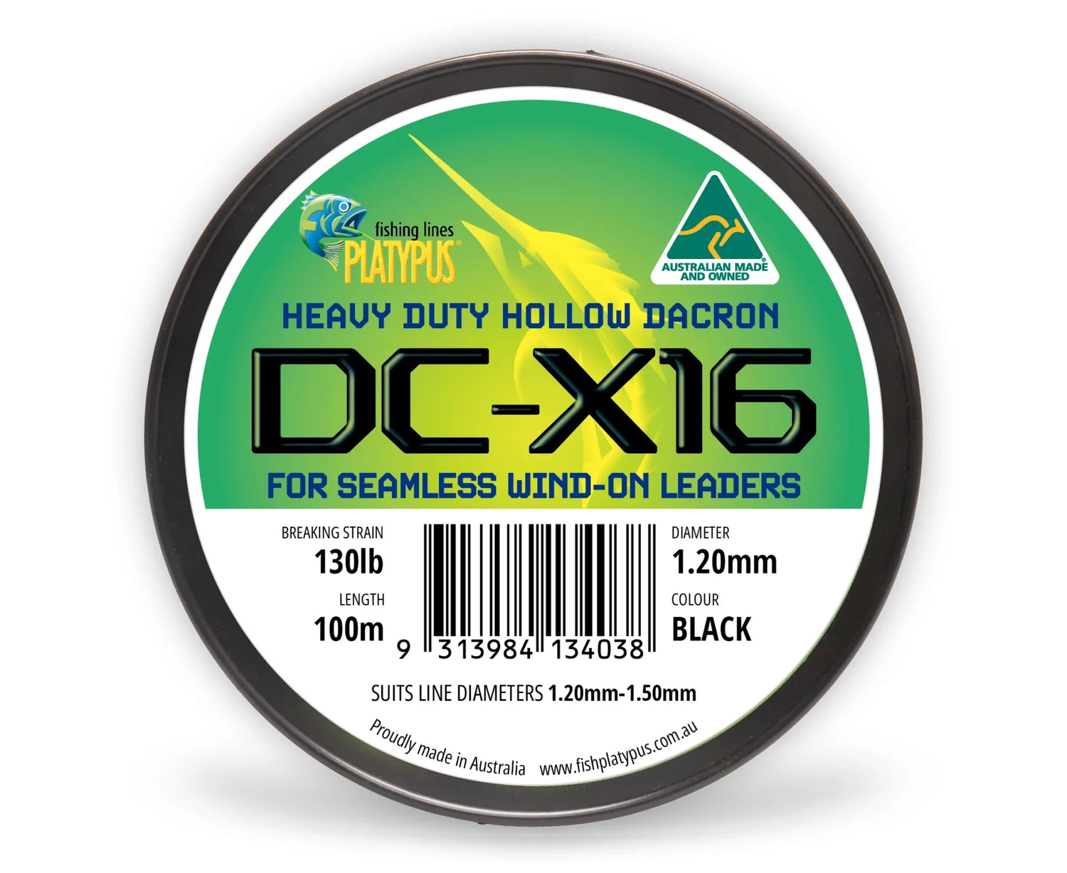 Platypus DC X16 Dacron 100m Black
