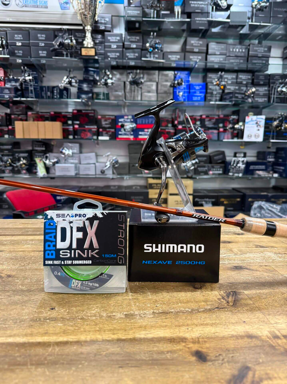 Raider flathead 6ft10/Nexave2500 Combo