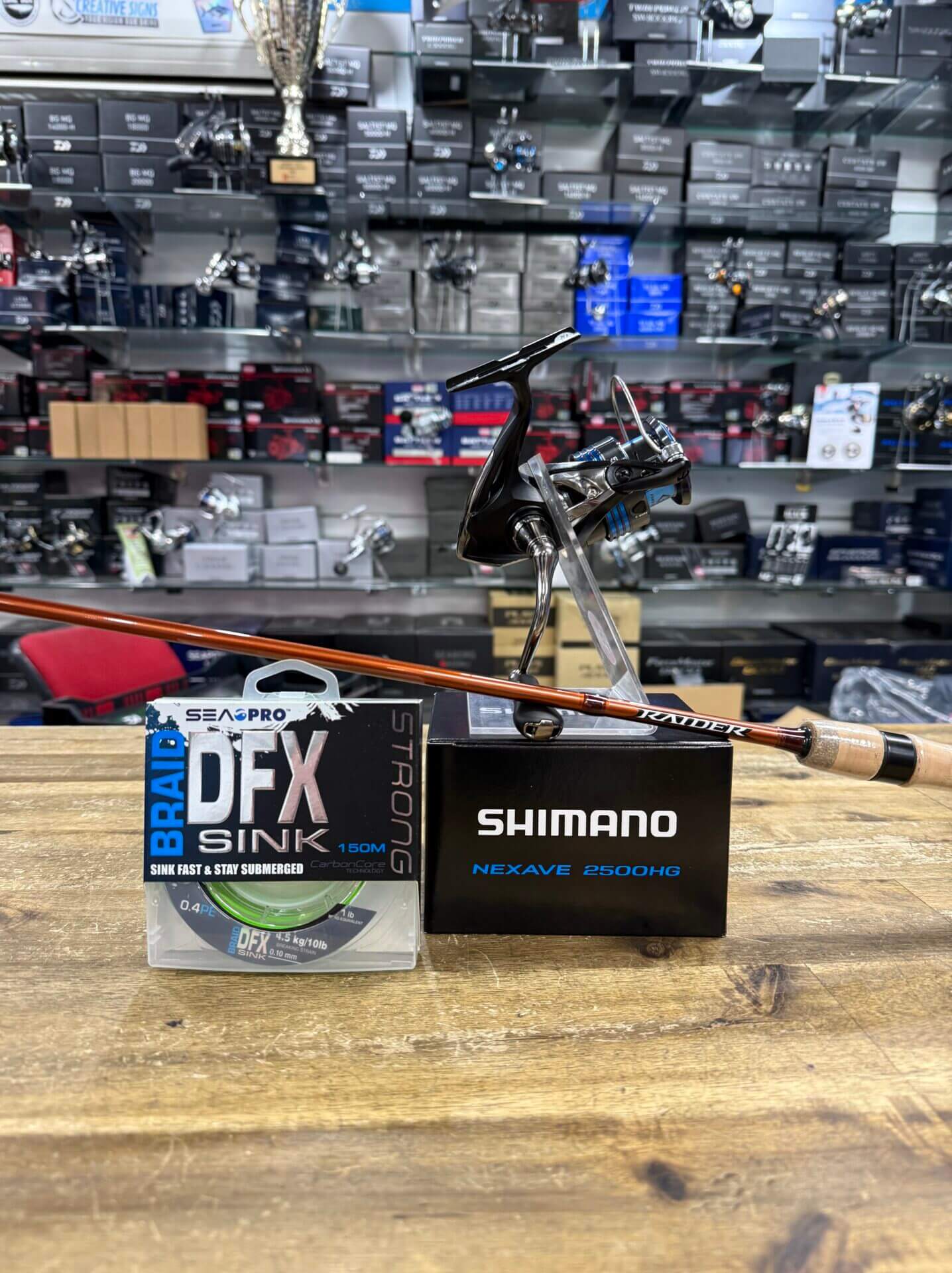 Raider flathead 6ft10/Nexave2500 Combo