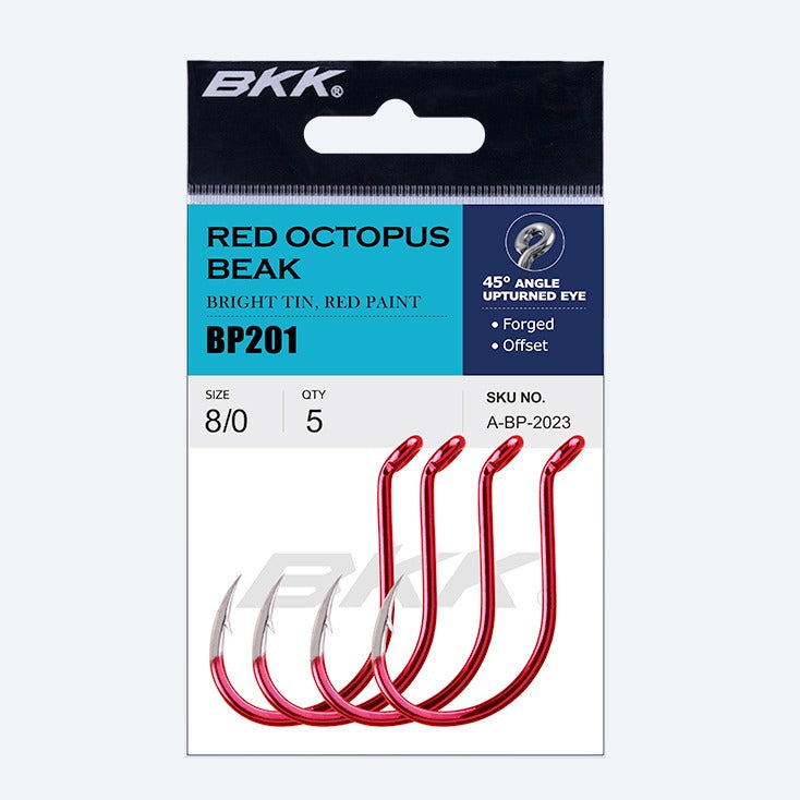 BKK Red Octopus Beak Hooks