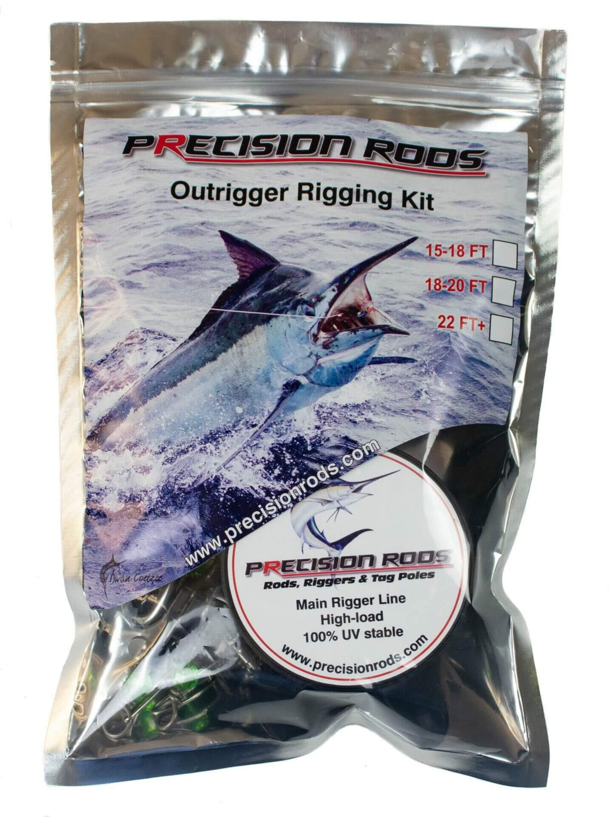 Precision Rods Outrigger Rigging Kit - Stainless