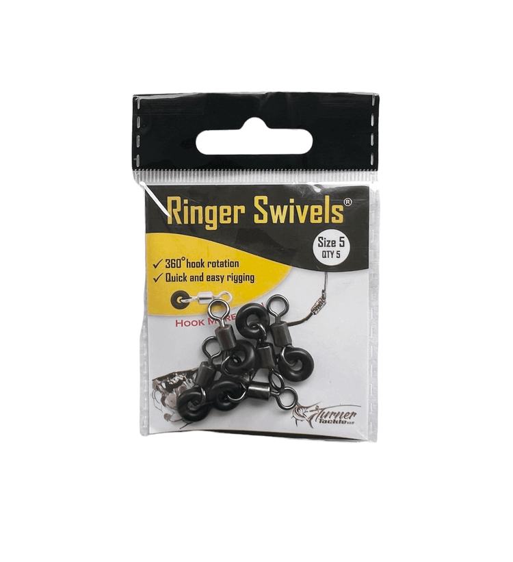 Turner Tackle Ringer Swivels Size 5 Qty 5