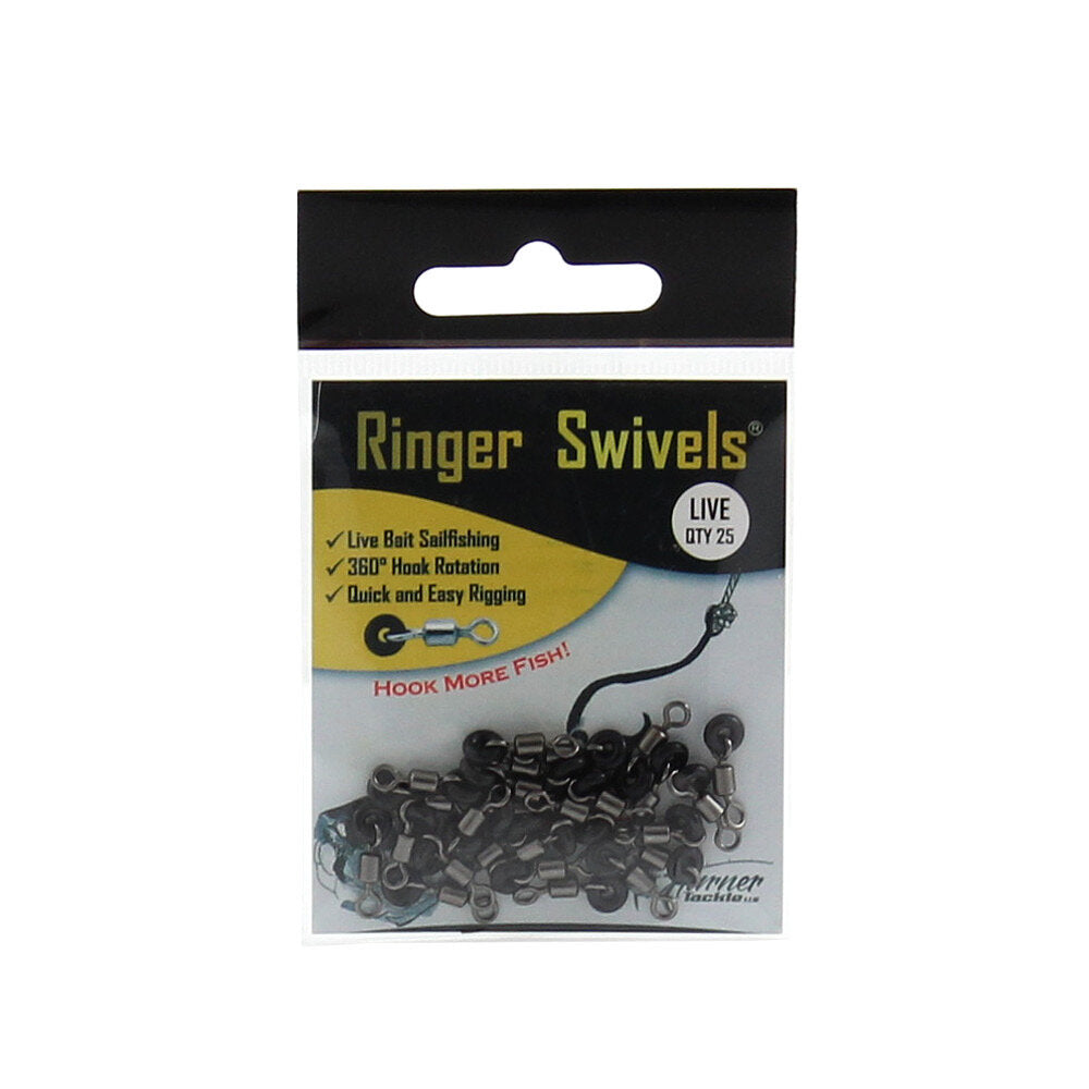 Turner Tackle Ringer Swivels Live Bait Qty 25