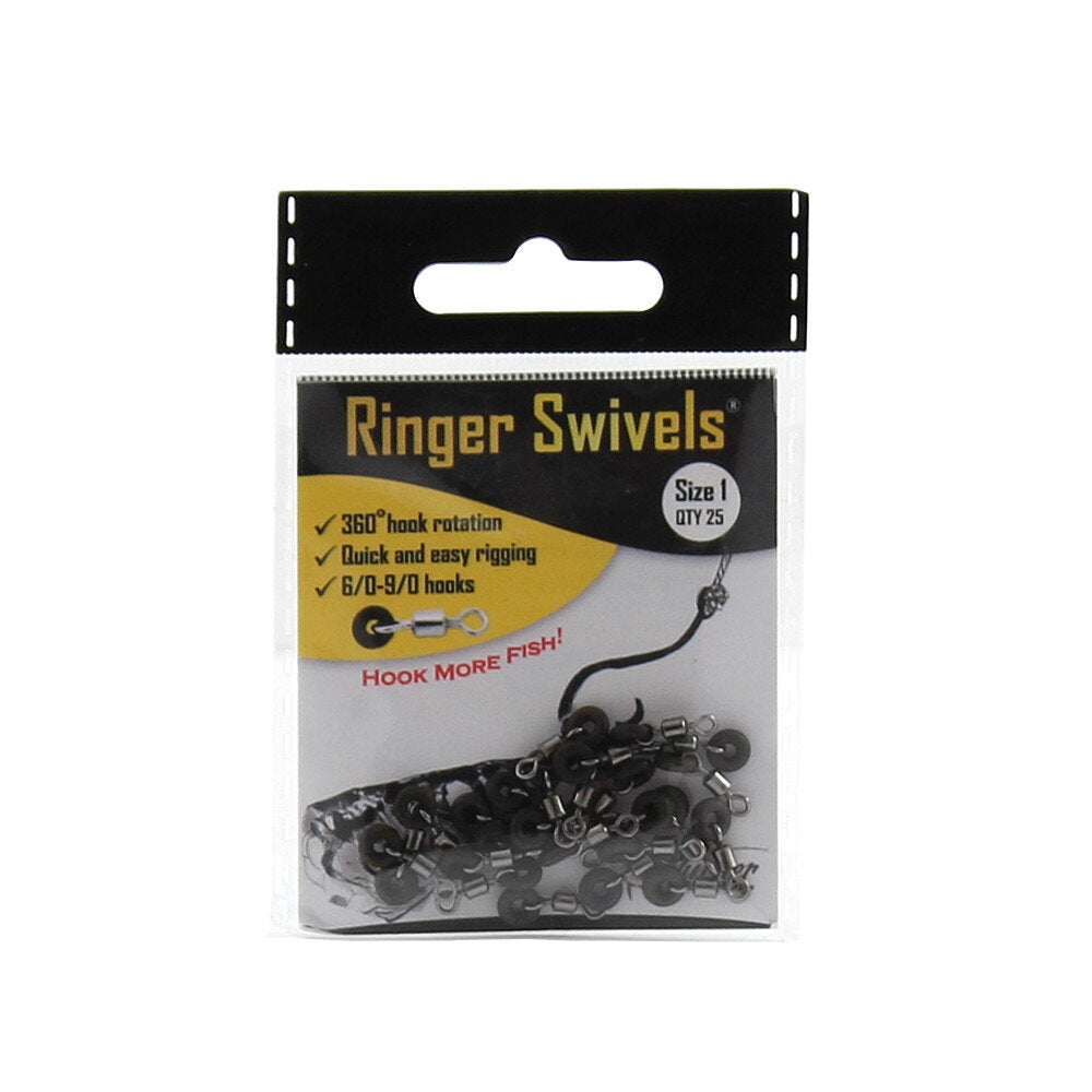 Turner Tackle Ringer Swivels Size 1 Qty 25