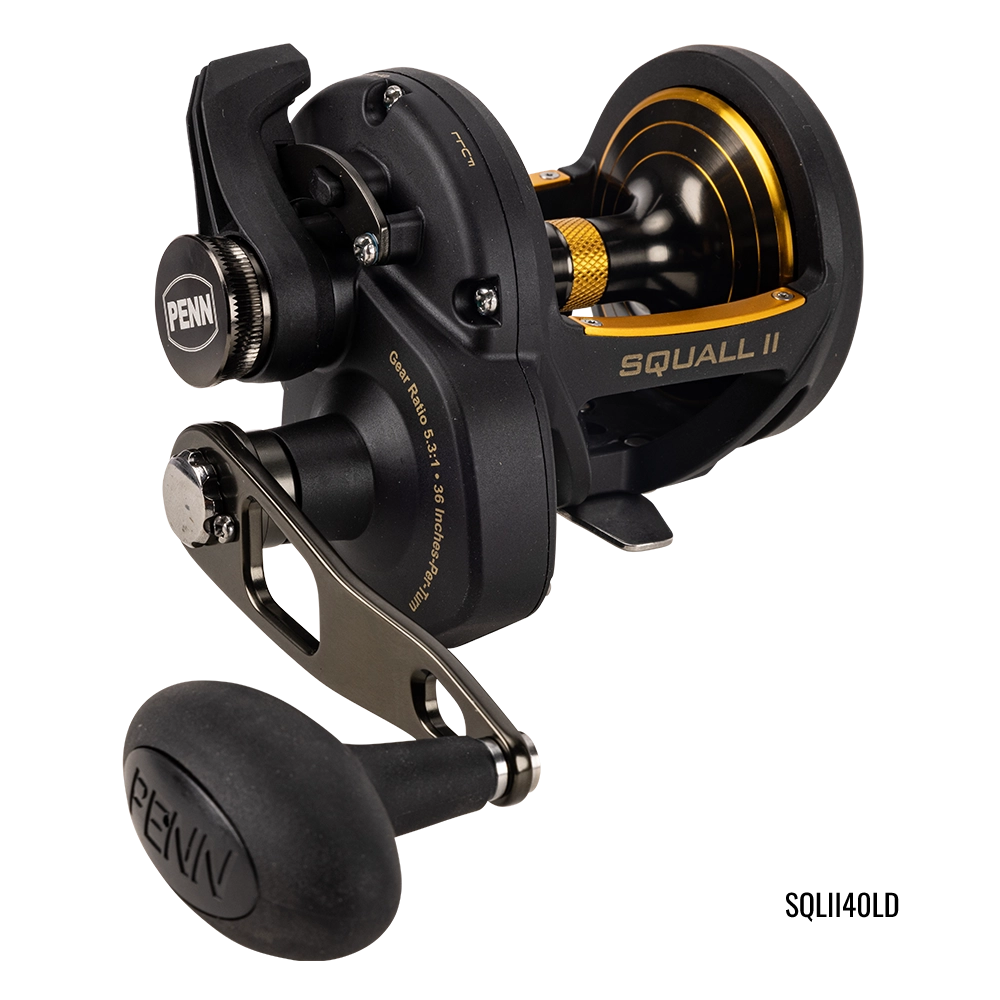 Penn Squall II Lever Drag Overhead Reel