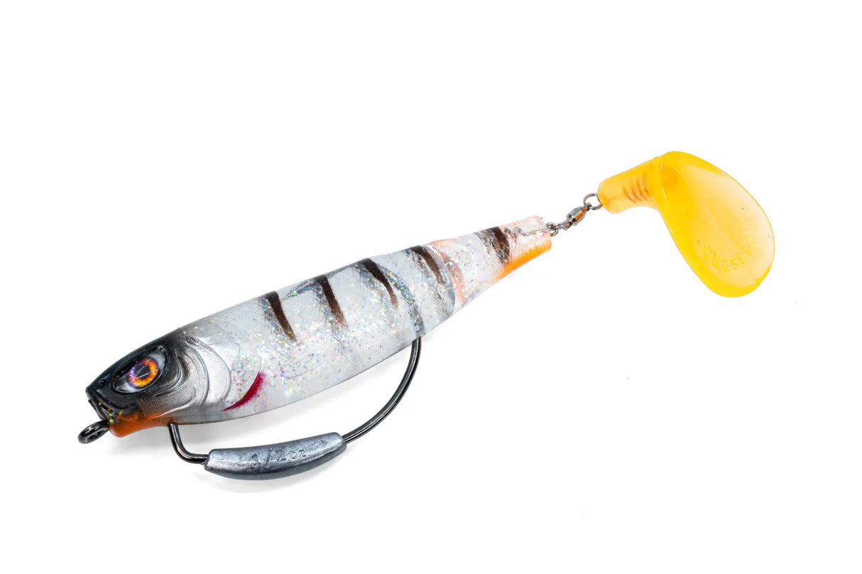 Chasebaits The Swinger 90mm Rigged Weedless Soft Plastic Swimbait