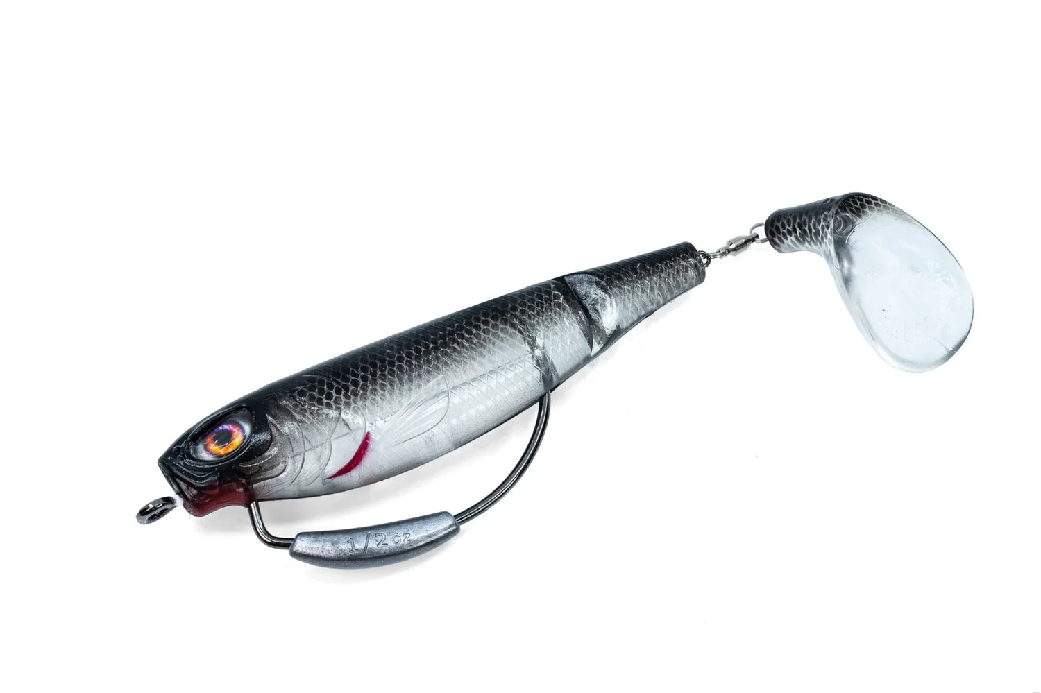 Chasebaits The Swinger 150mm Rigged Weedless Soft Plastic Swimbait