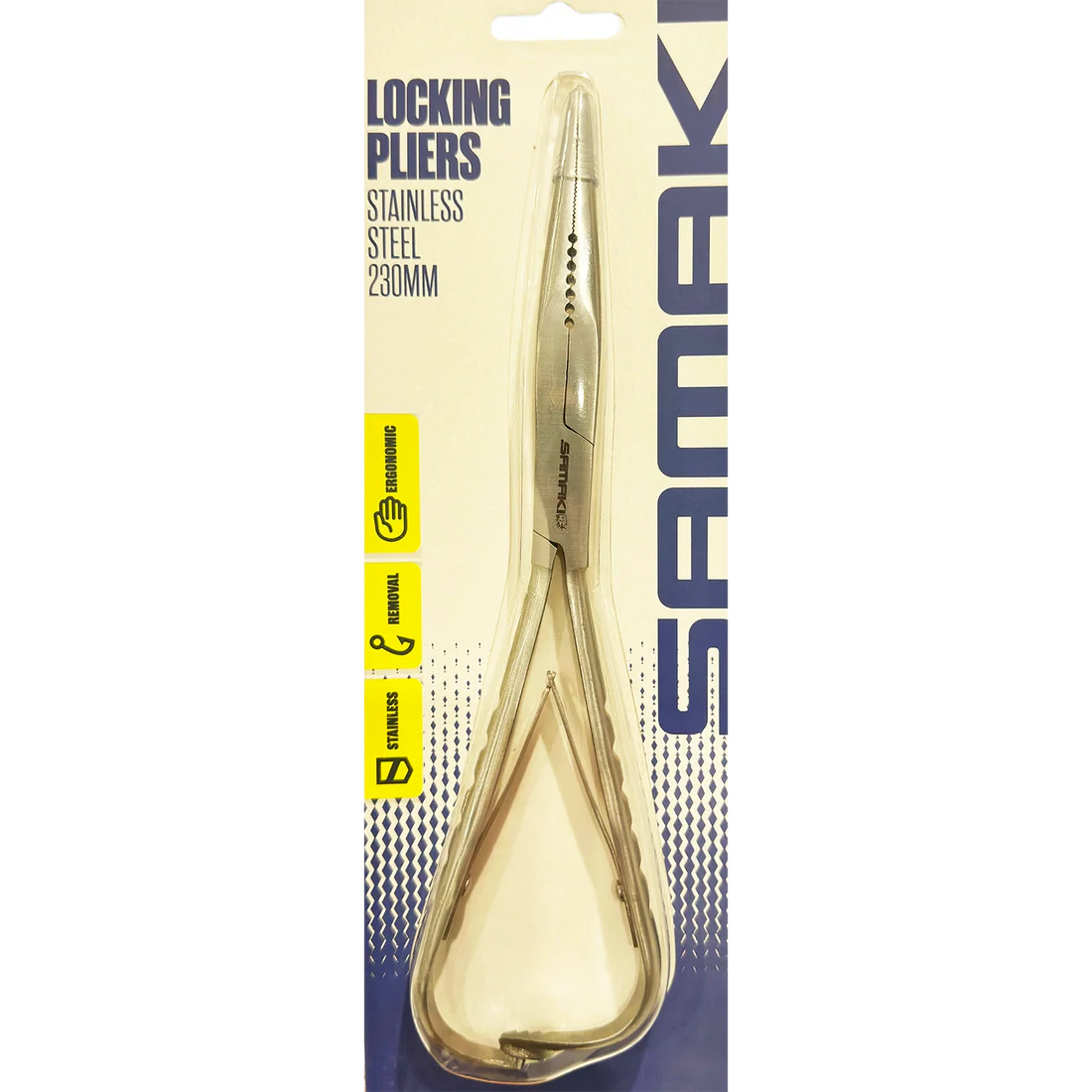 Samaki Stainless Steel 230mm Locking Pliers