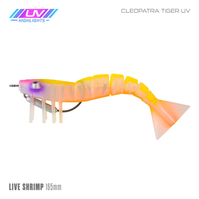Samaki Live Shrimp 165mm Rigged Soft Plastics