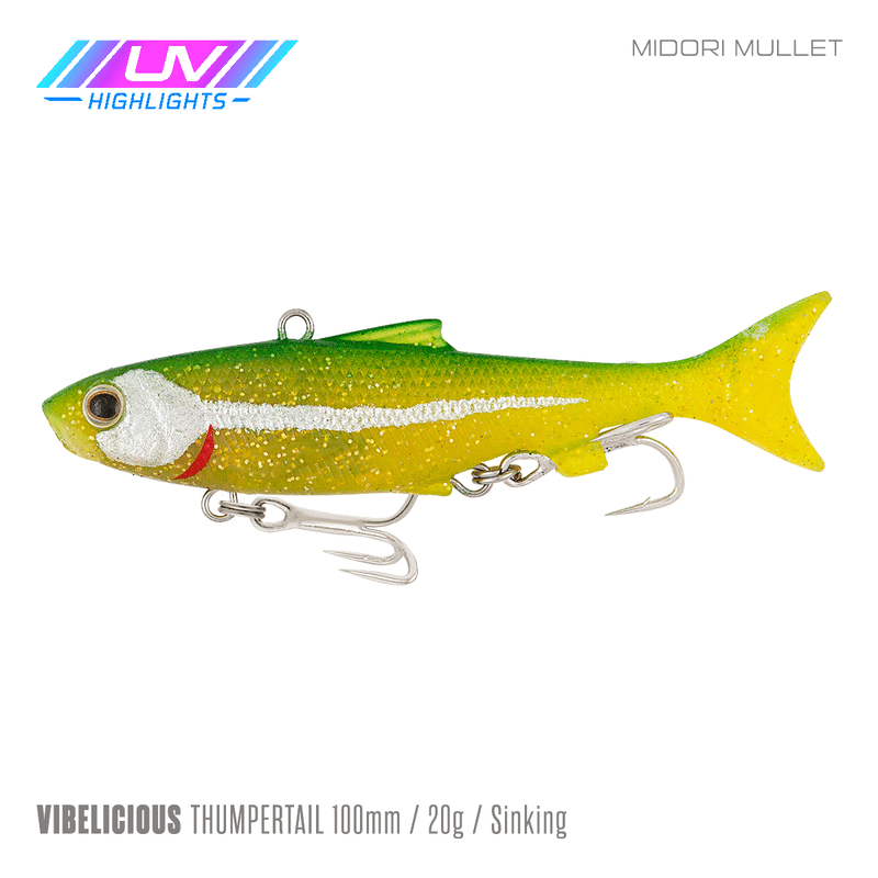Samaki Vibelicious Thumper 100mm Soft Vibe