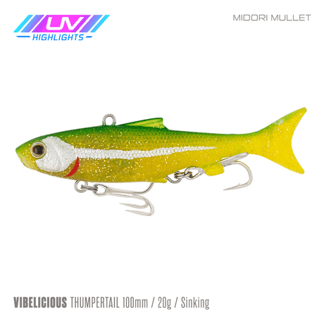 Samaki Vibelicious Thumper 100mm Soft Vibe