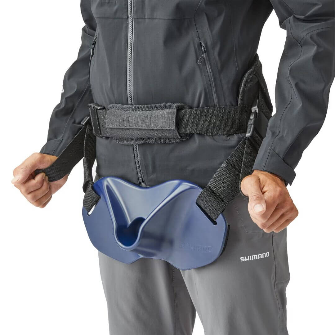 Shimano BE-200V Navy Fishing Gimbal Belt