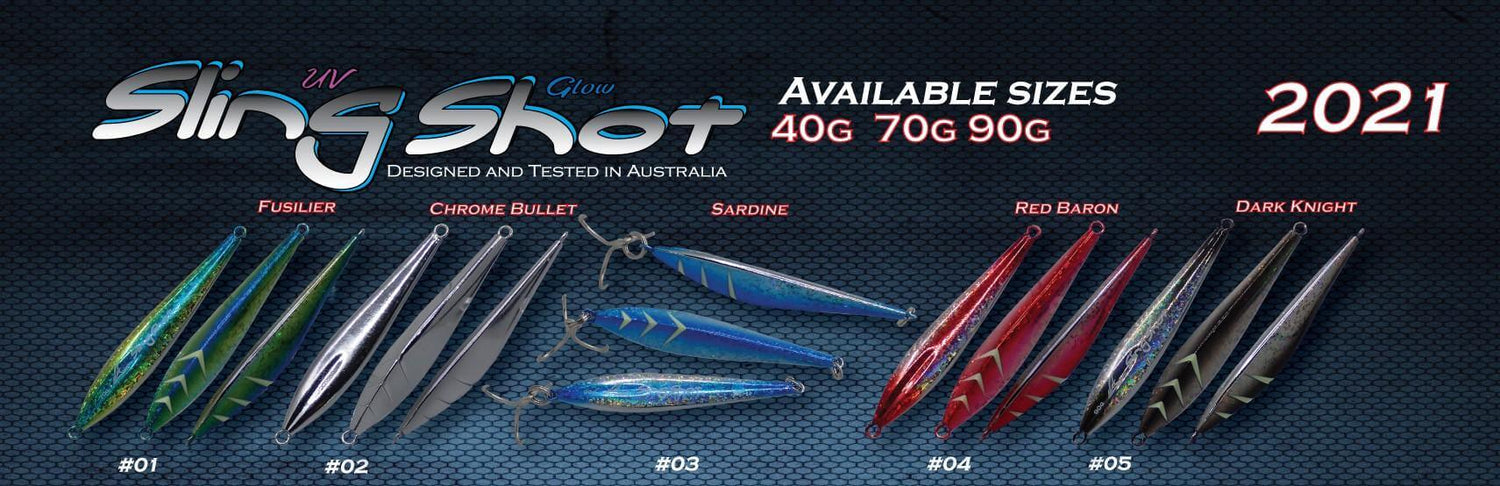 Oceans Legacy Sling Shot Metal Casting Lure 40g