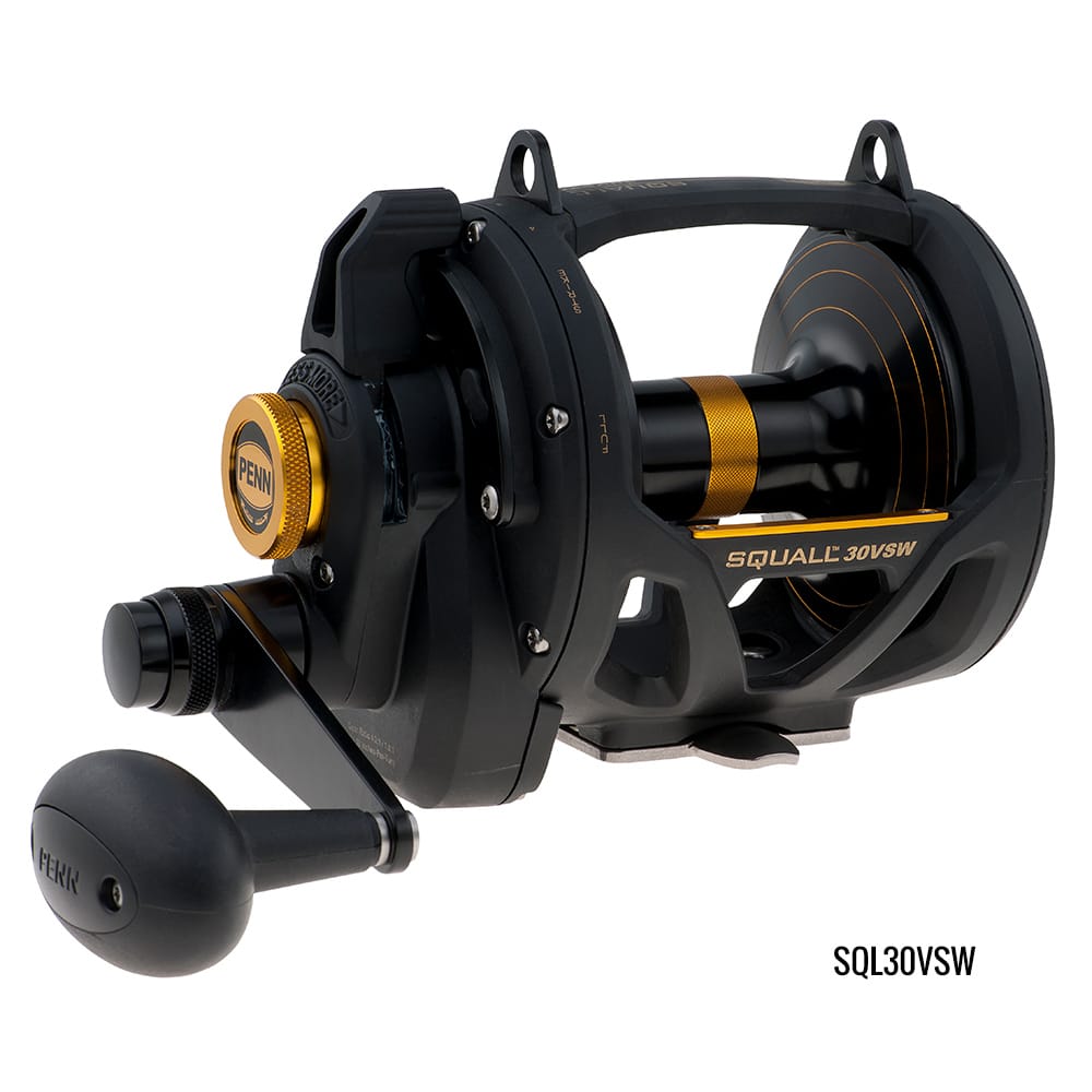 Penn Squall Lever Drag 2 Speed Overhead Reel