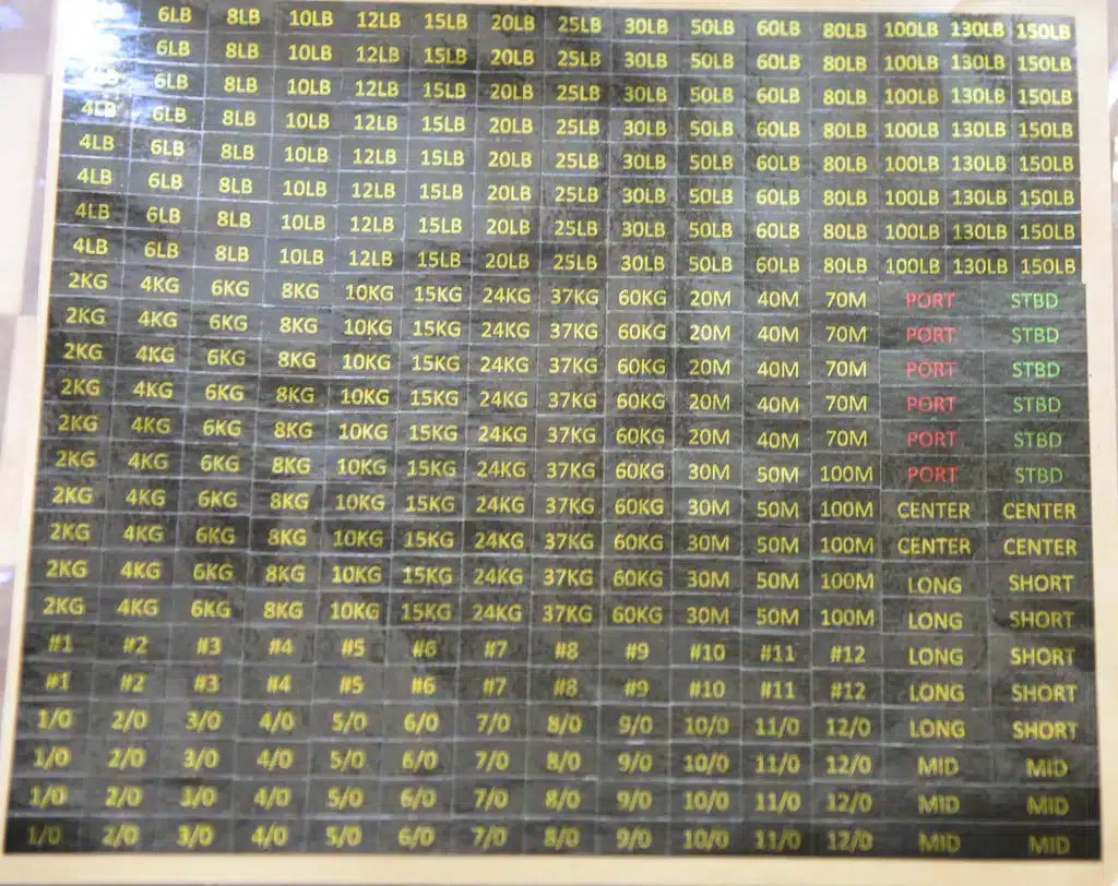 Trophy Hunter Fishing Sticker Sheets