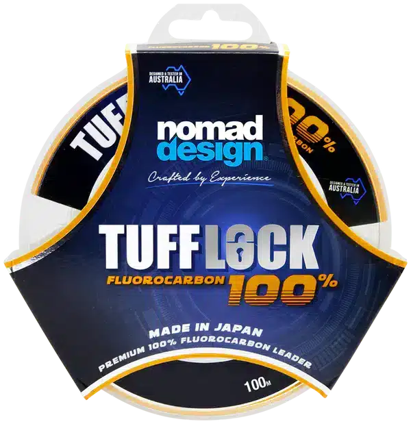 Nomad Tufflock 100% Fluorocarbon Leader - 50m