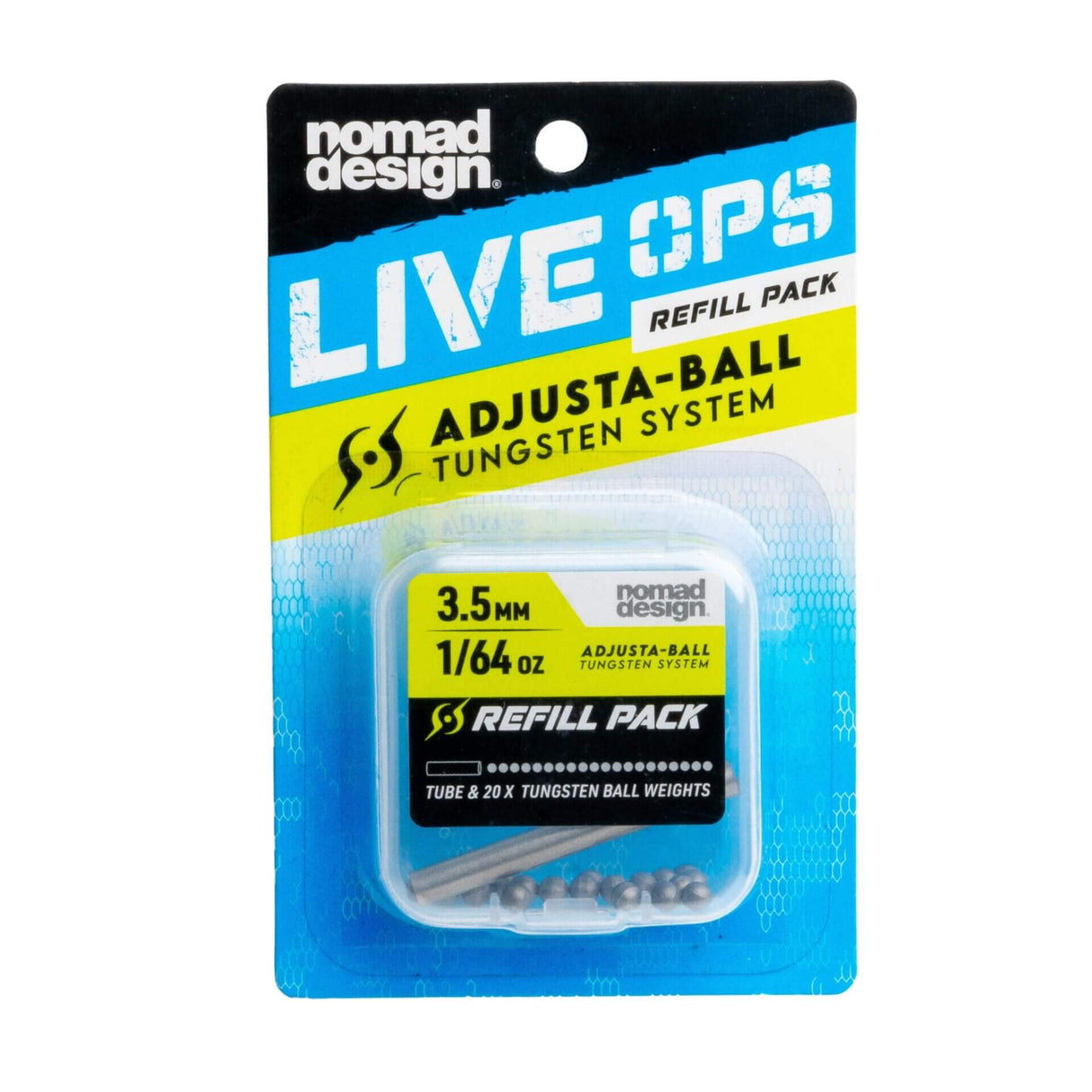 Nomad Live Ops Tungsten Ball Pack 3.5mm - 20pc