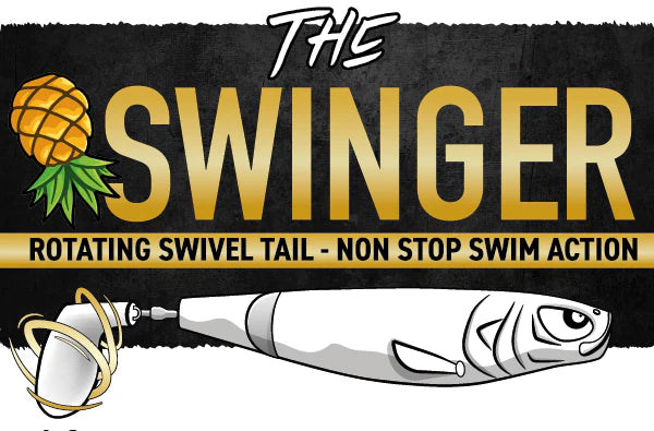 Chasebaits The Swinger 90mm Rigged Soft Plastic Swimbait