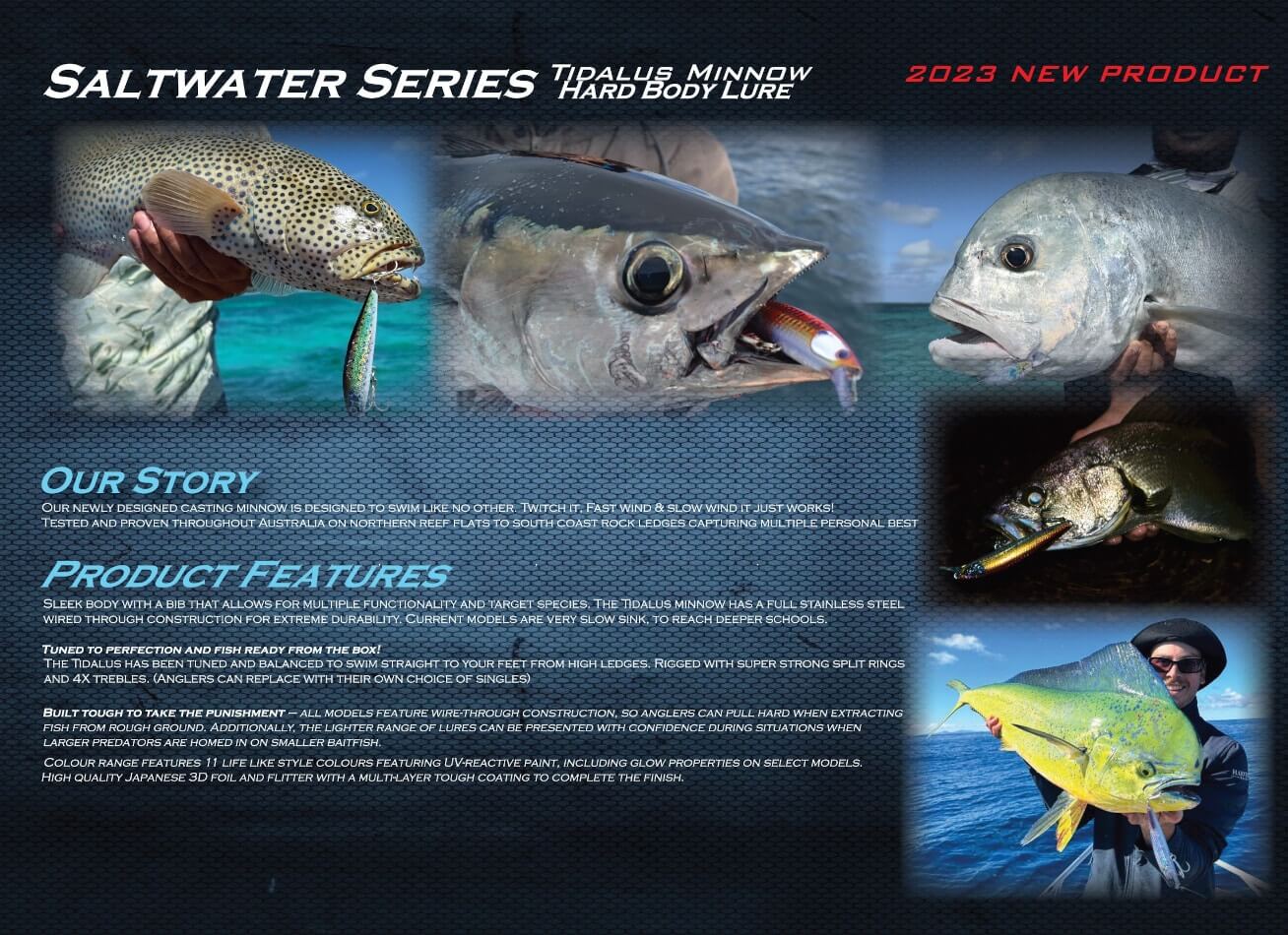 Oceans Legacy Tidalus Minnow 140mm 50g