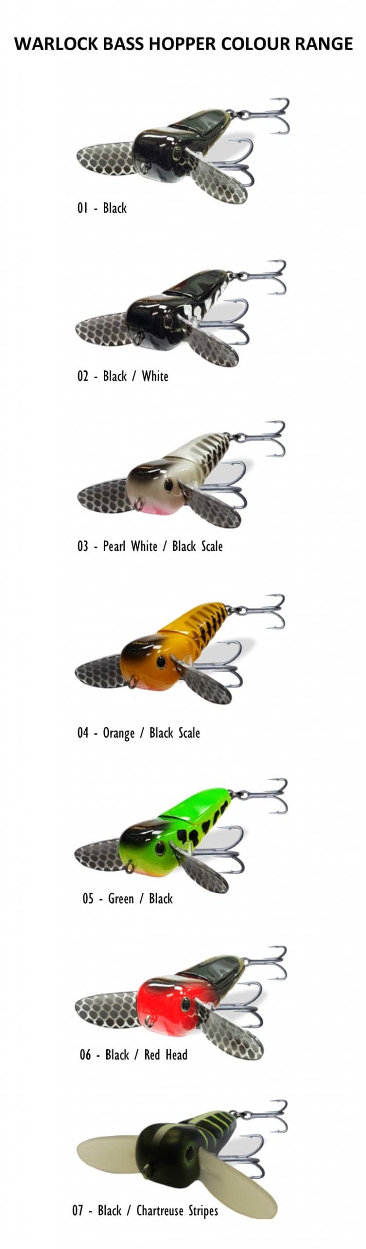 JM Gillies Warlock Bass Hopper 66mm