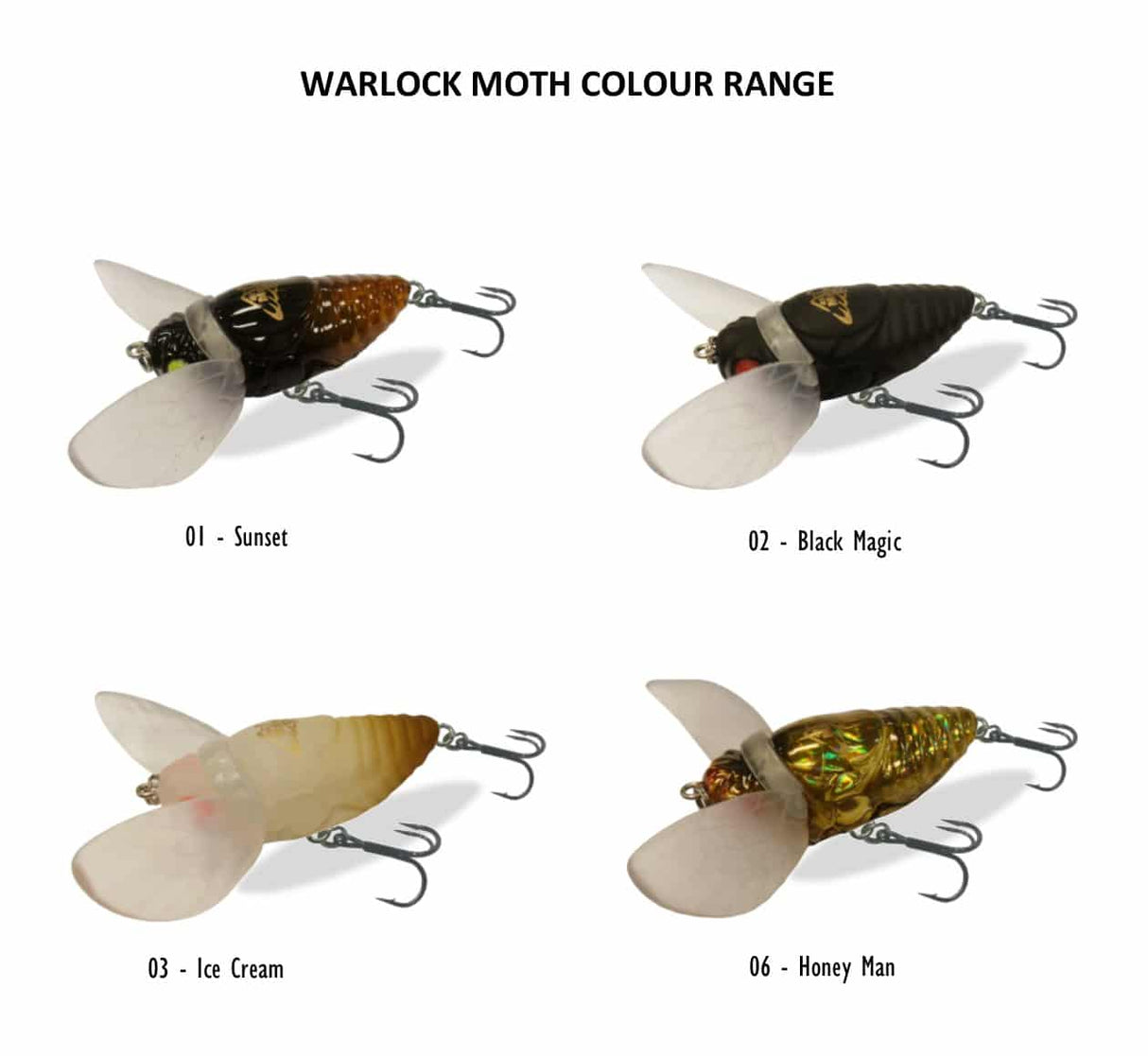 JM Gillies Warlock Moth 40mm