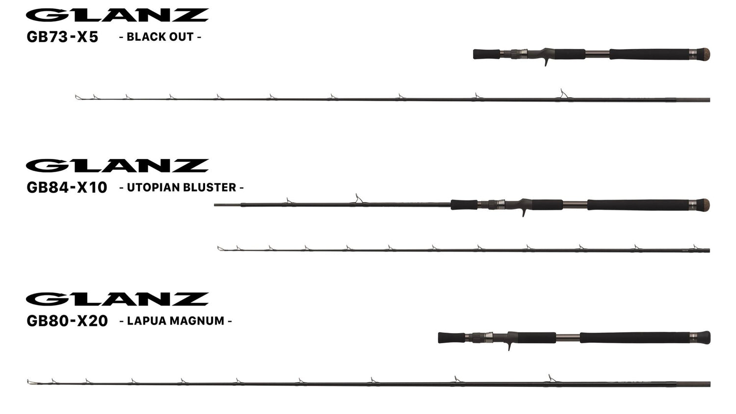 Zenaq Glanz Baitcast Rods