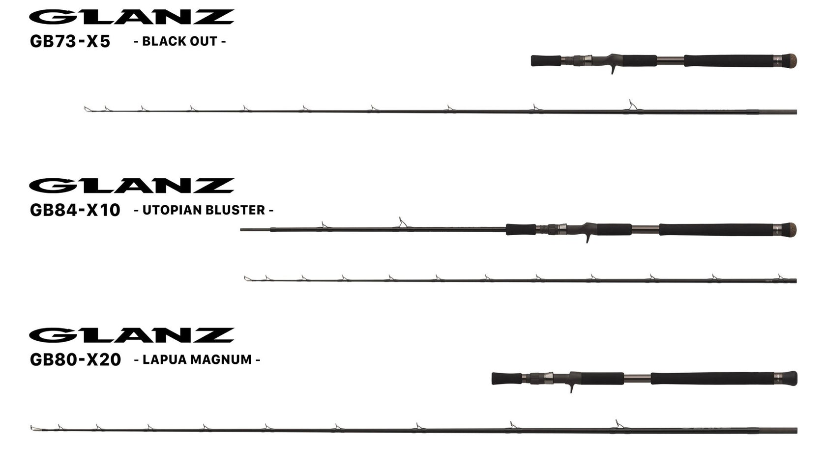 Zenaq Glanz Baitcast Rods