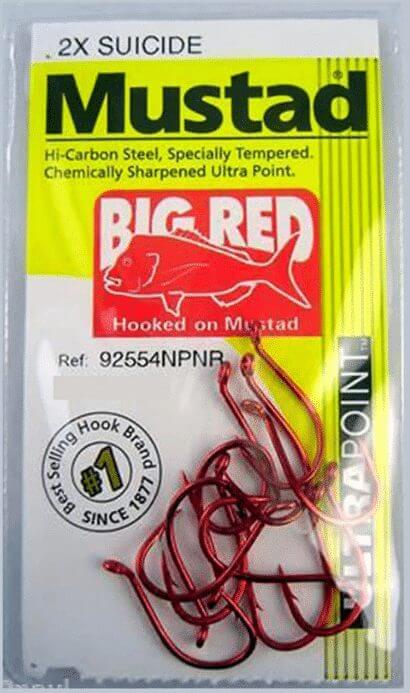 Mustad Big Red Hooks
