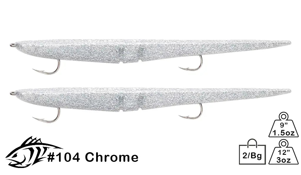 Lunker City Slug-go 9in Rigged Plastics