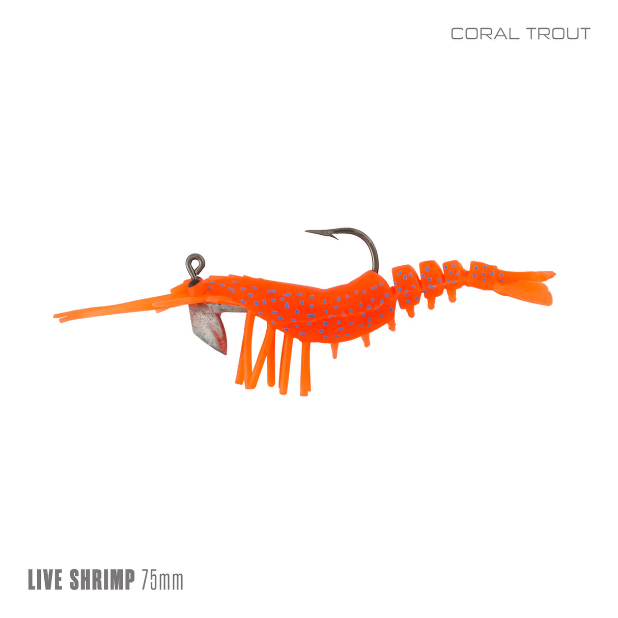 Samaki Live Shrimp 75mm Rigged Soft Plastic