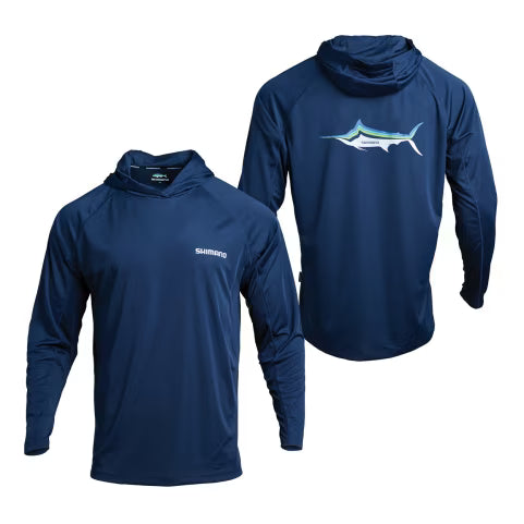 Shimano Marlin Performance LS Hooded Tech-T