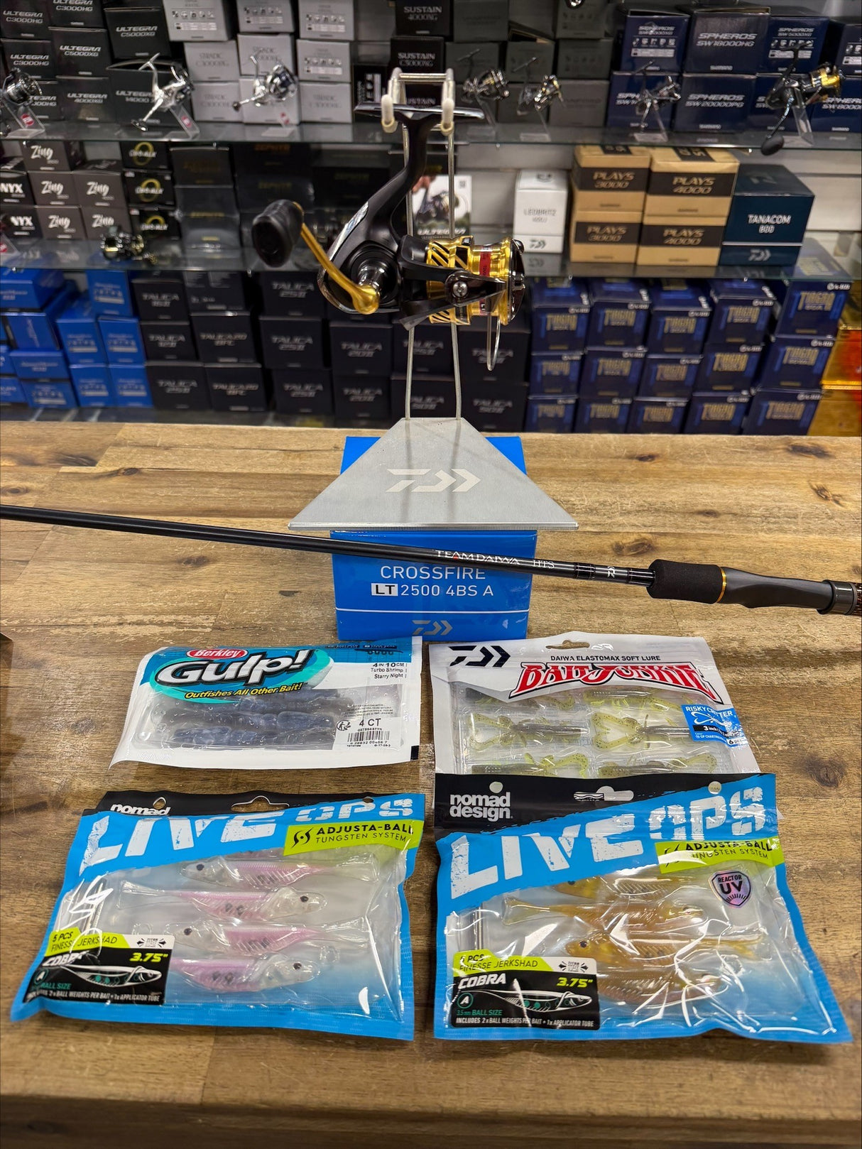 Deal 2 - Daiwa HTS/Crossfire Flatty Combo