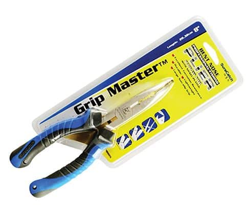 Sure Catch Grip Master Bent Nose Pliers 8in