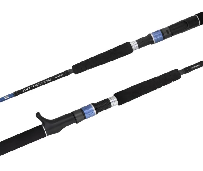 Shimano Tekota 600A/Shimano Extraction 6'6" 2pc 30-50lb/ Daiwa J-Braid 40lb 500m - Multicolour