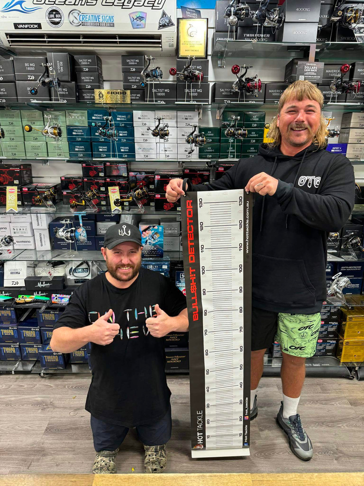 Hot Tackle Bullshit Detector 1.3 Metre Fish Measure Mat