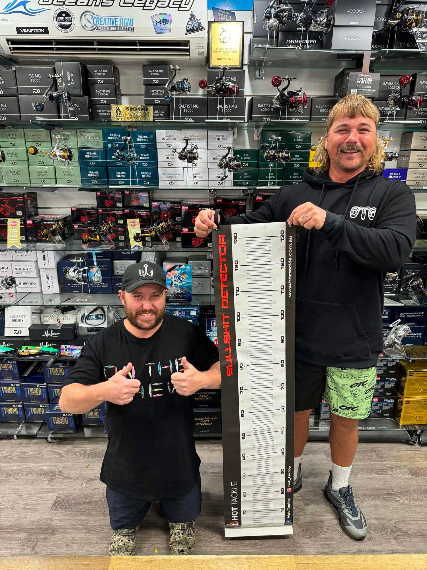 Hot Tackle Bullshit Detector 1.3 Metre Fish Measure Mat