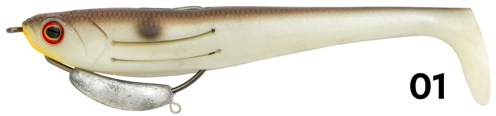 Zerek Flat Shad Pro 7in Rigged Plastic