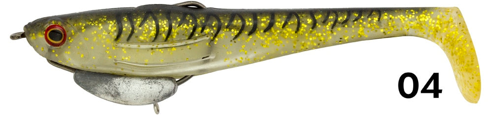 Zerek Flat Shad Pro 7in Rigged Plastic