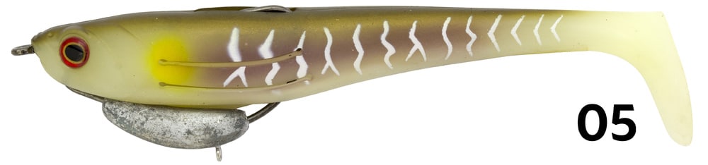 Zerek Flat Shad Pro 5in Rigged Plastic