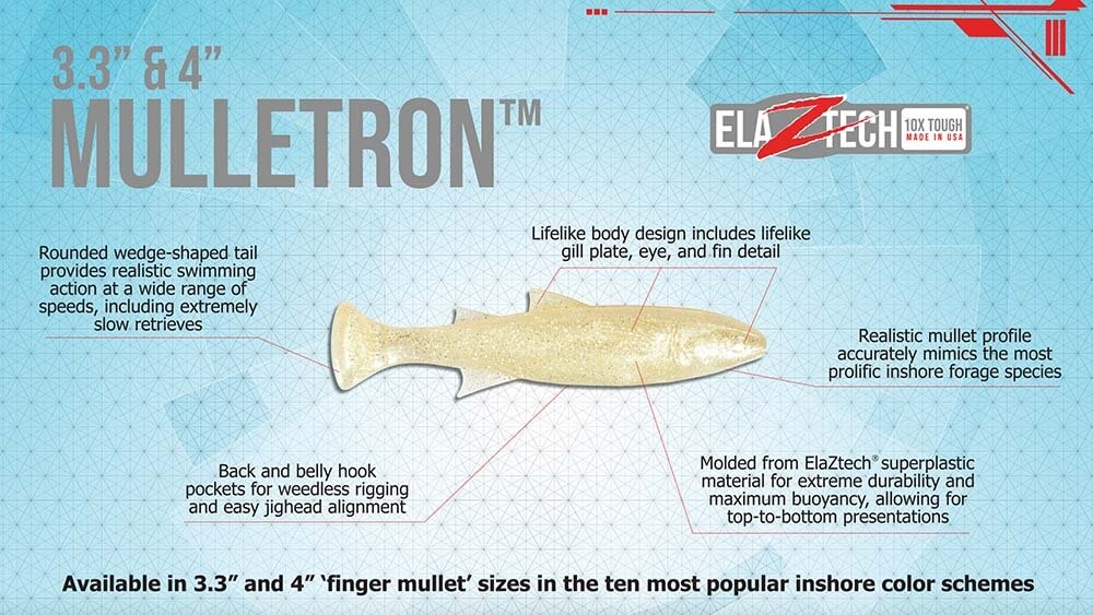Zman Mulletron 4in Unrigged Soft Plastics