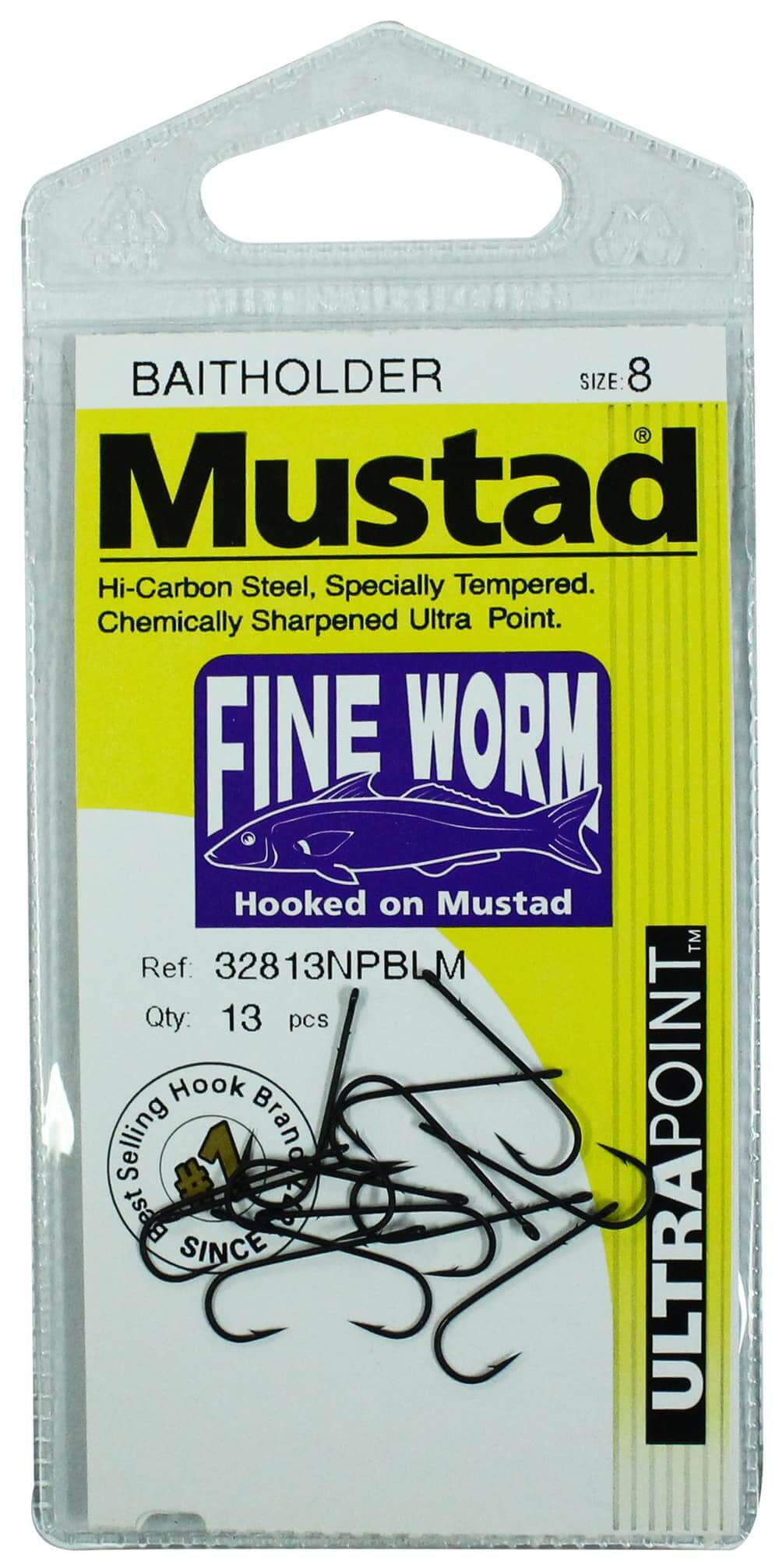 Mustad Fine Worm Hooks