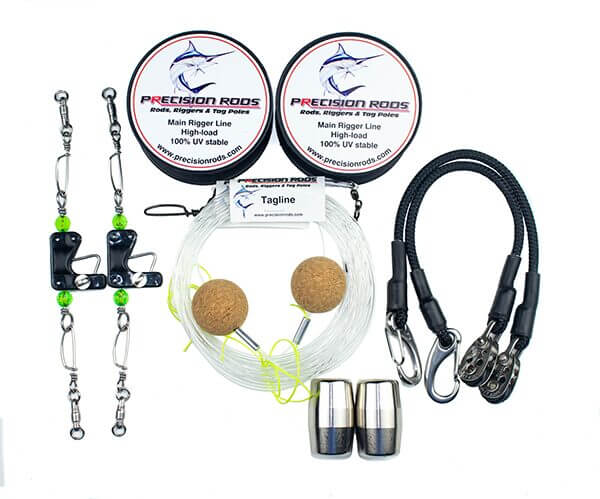 Precision Rods Outrigger Rigging Kit - Stainless