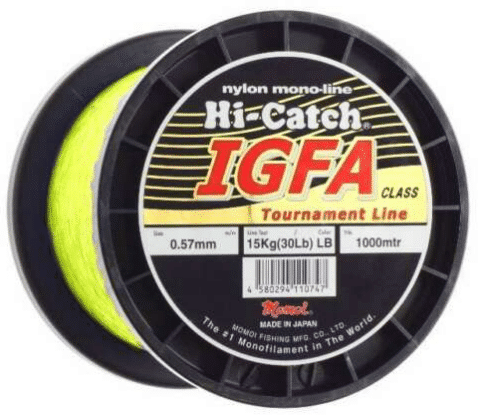 Momoi Hi-Catch Nylon IGFA 6600yds Fluro Yellow