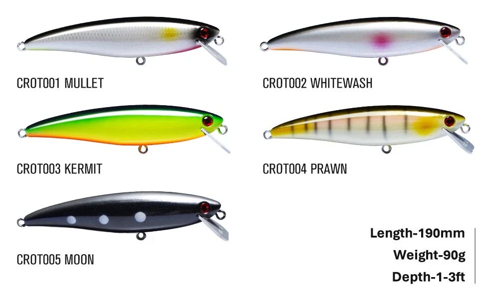 Croaker Lures The Otolith Hardbody 190mm 90g